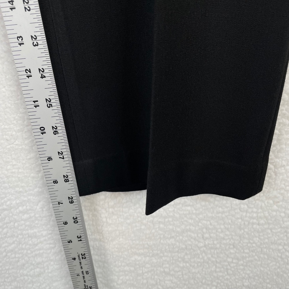 Talbots Signature Womens Black Straight Leg Dress Pants Size 10 Stretch Workwear - Picture 6 of 10